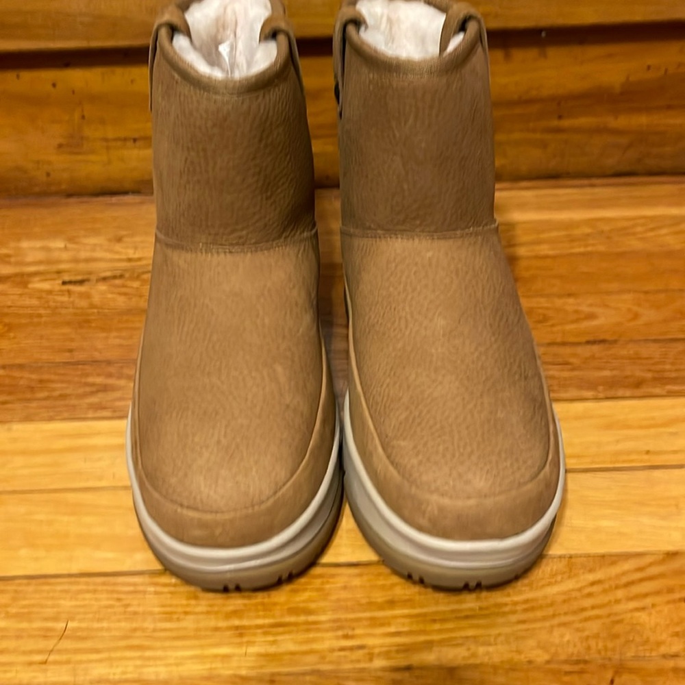 UGG Classic Mini Weather Chestnut Boots - Women's Size 10